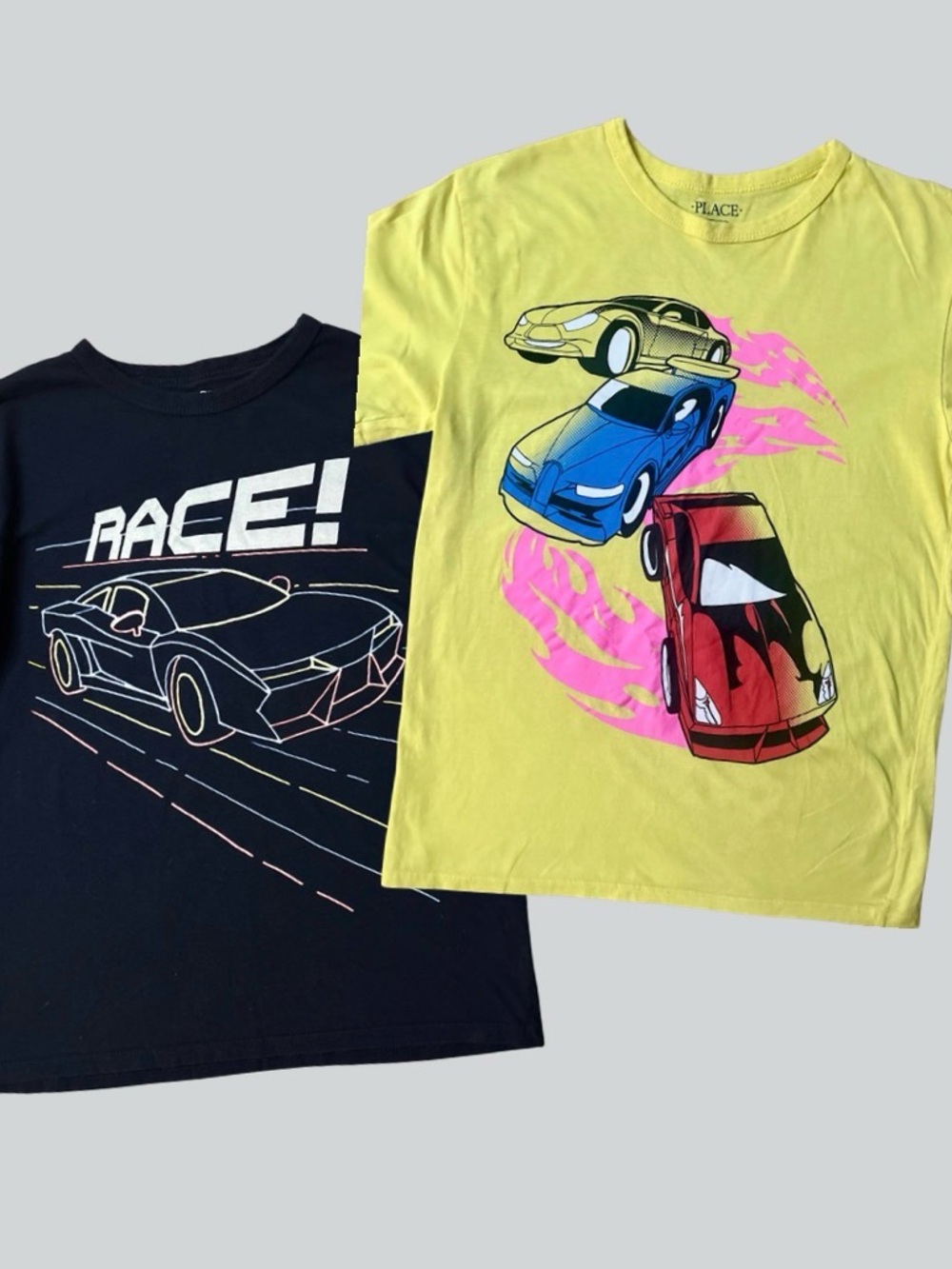 Children’s Place Race Car SS TShirts (Set of 2)